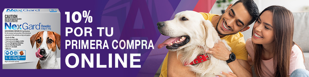 10 por ciento en tu primera compra online